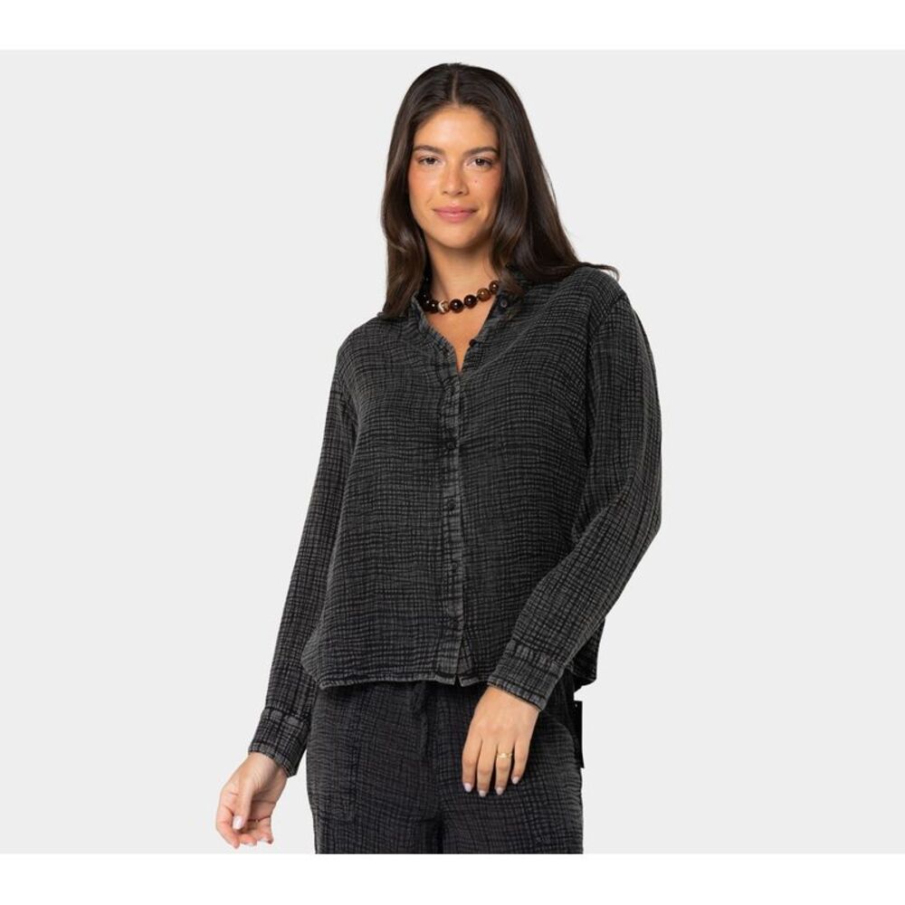 Peace Love World Women's Top Plus Sz 3X Make Your Selection: Washed Black